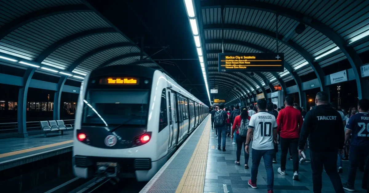 Mexico City Metro Extends Service for Inaugural Match at Estadio Banorte