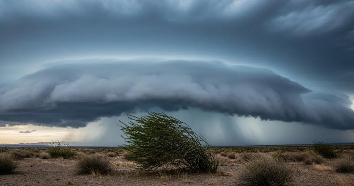 Cold Front 39 Brings Storms and Strong Winds to Northern Mexico