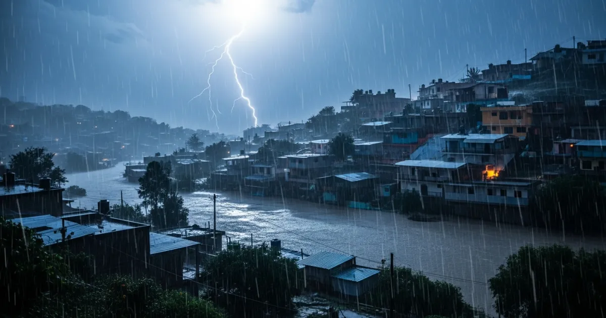 Mexico Issues Severe Weather Alert as Heavy Rains Threaten Multiple States