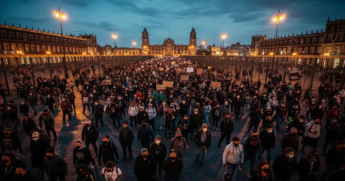 Thousands March Across Mexico for International Women's Day