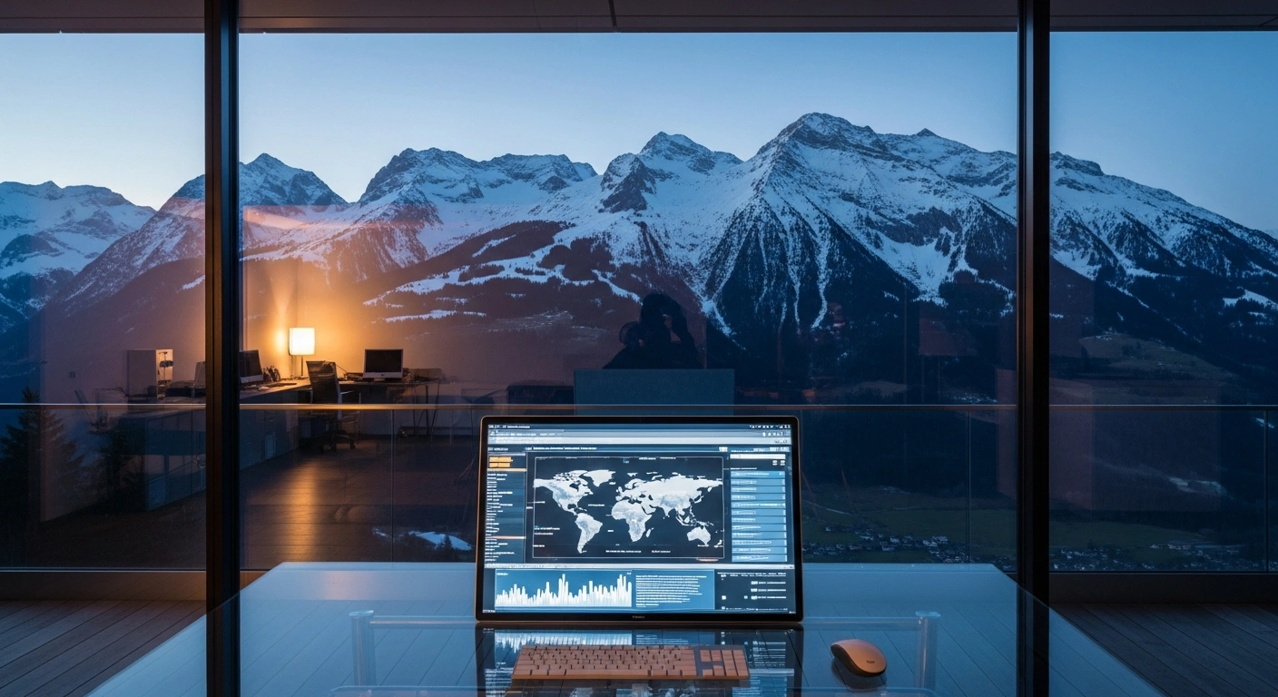 A modern office overlooking the Liechtenstein mountains represents the expansion of Microsoft multiparty private offers for software vendors and partners.