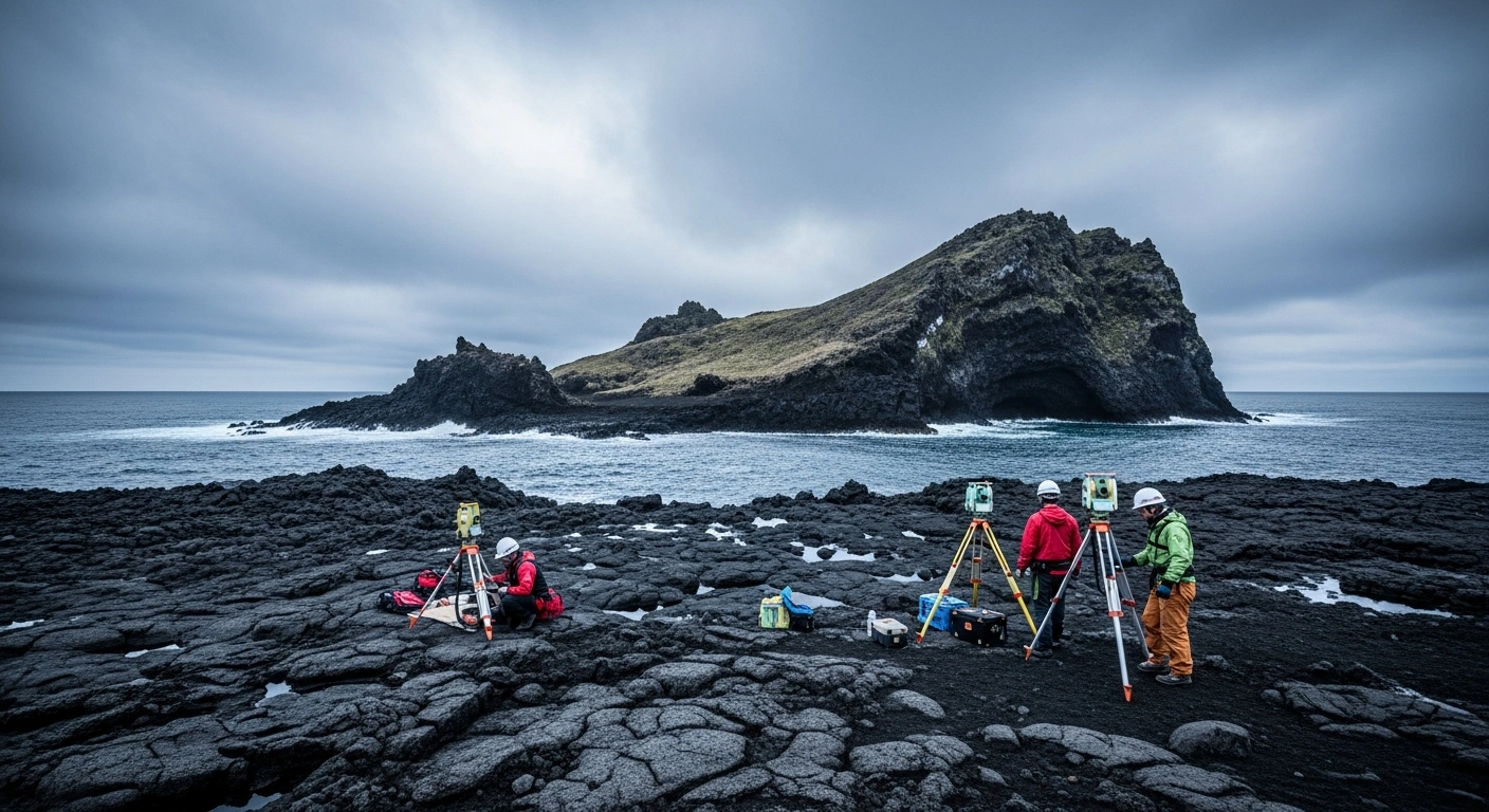 Japanese researchers conduct geological surveys on the remote Minamitori Island to assess its potential for storing high-level radioactive waste.
