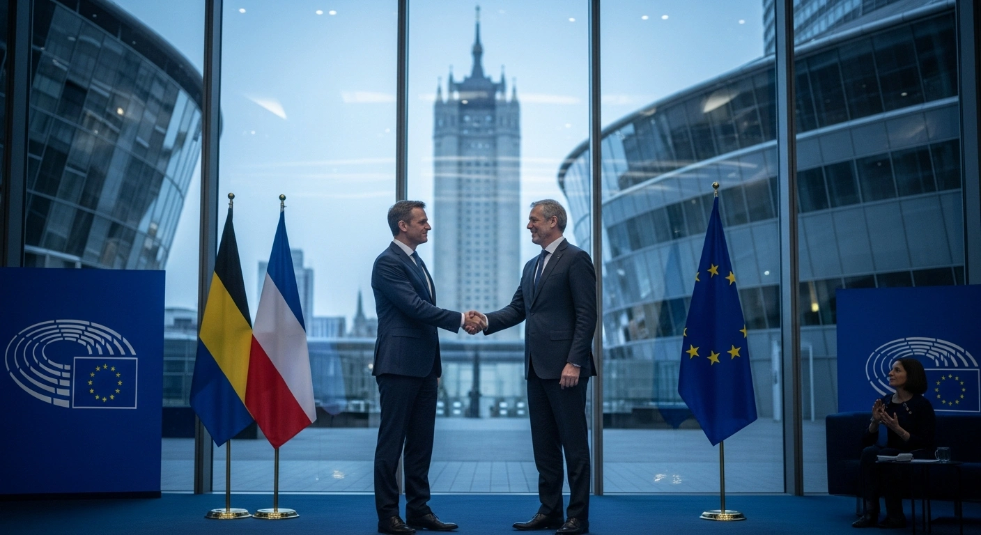 Moldovan officials meet with European Union representatives in Brussels to discuss strengthening security ties and defense industry cooperation.
