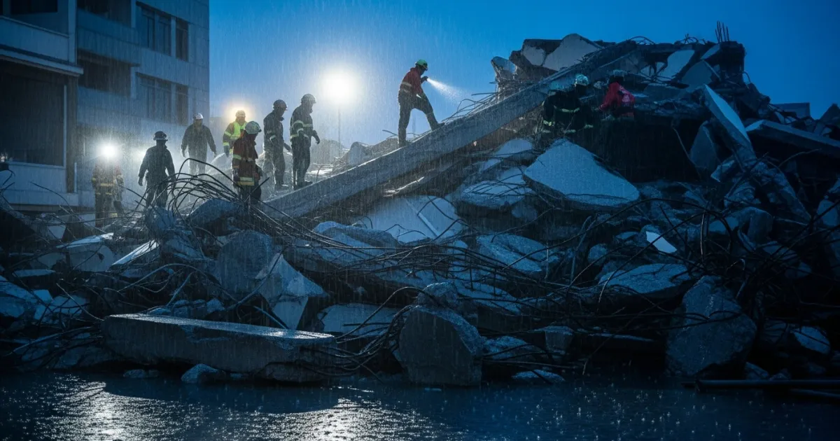 Monsoon Rains Trigger Building Collapses in Pune and Delhi