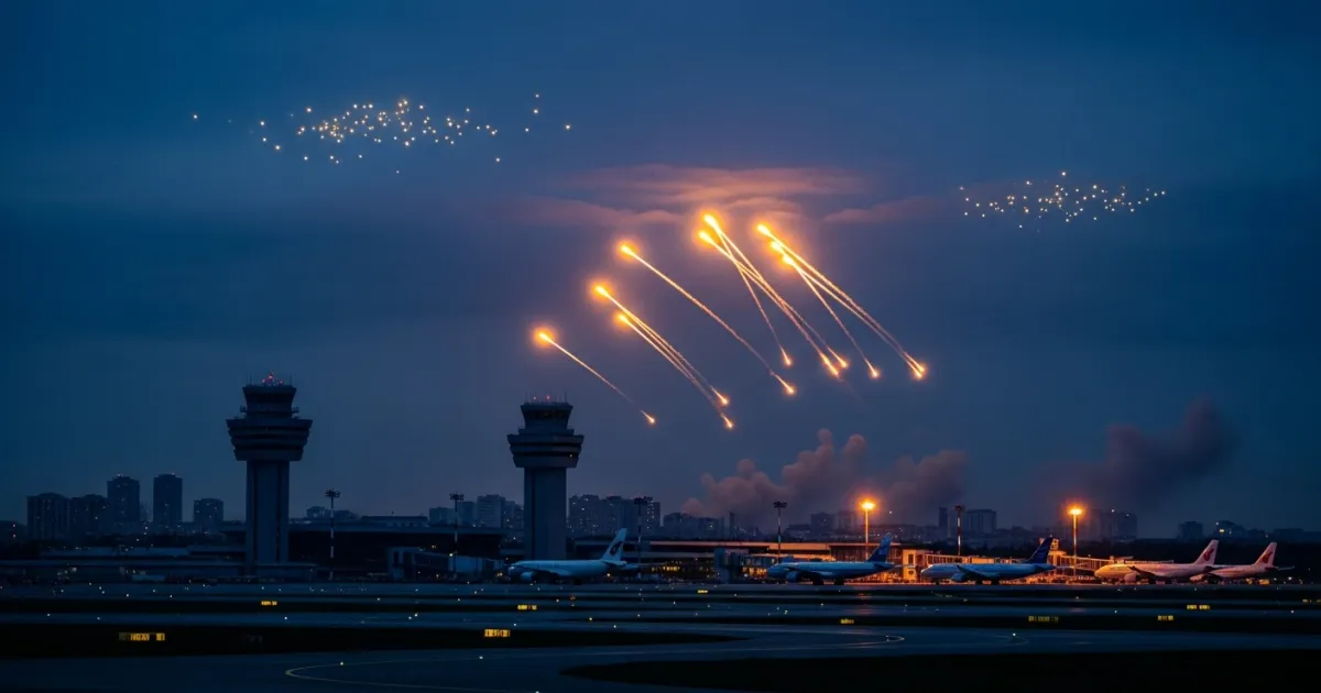 Flight Restrictions Imposed at Moscow Airports Following Large-Scale Drone Attack