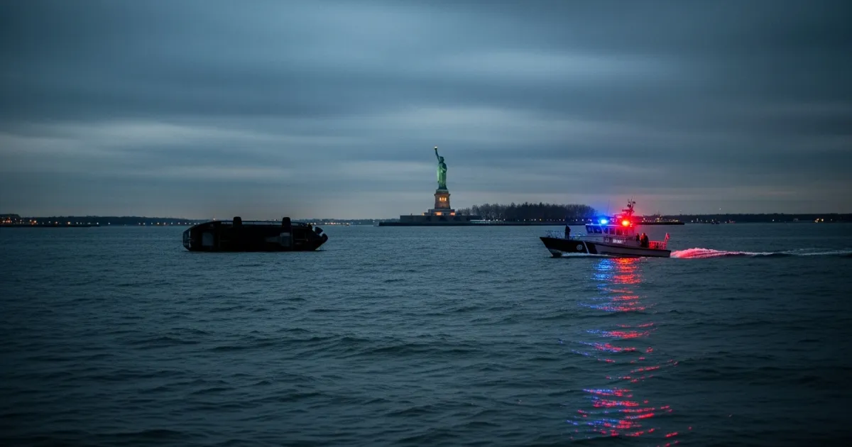 Captain Charged After Boat Capsizes in New York Harbor, Leaving Two Dead