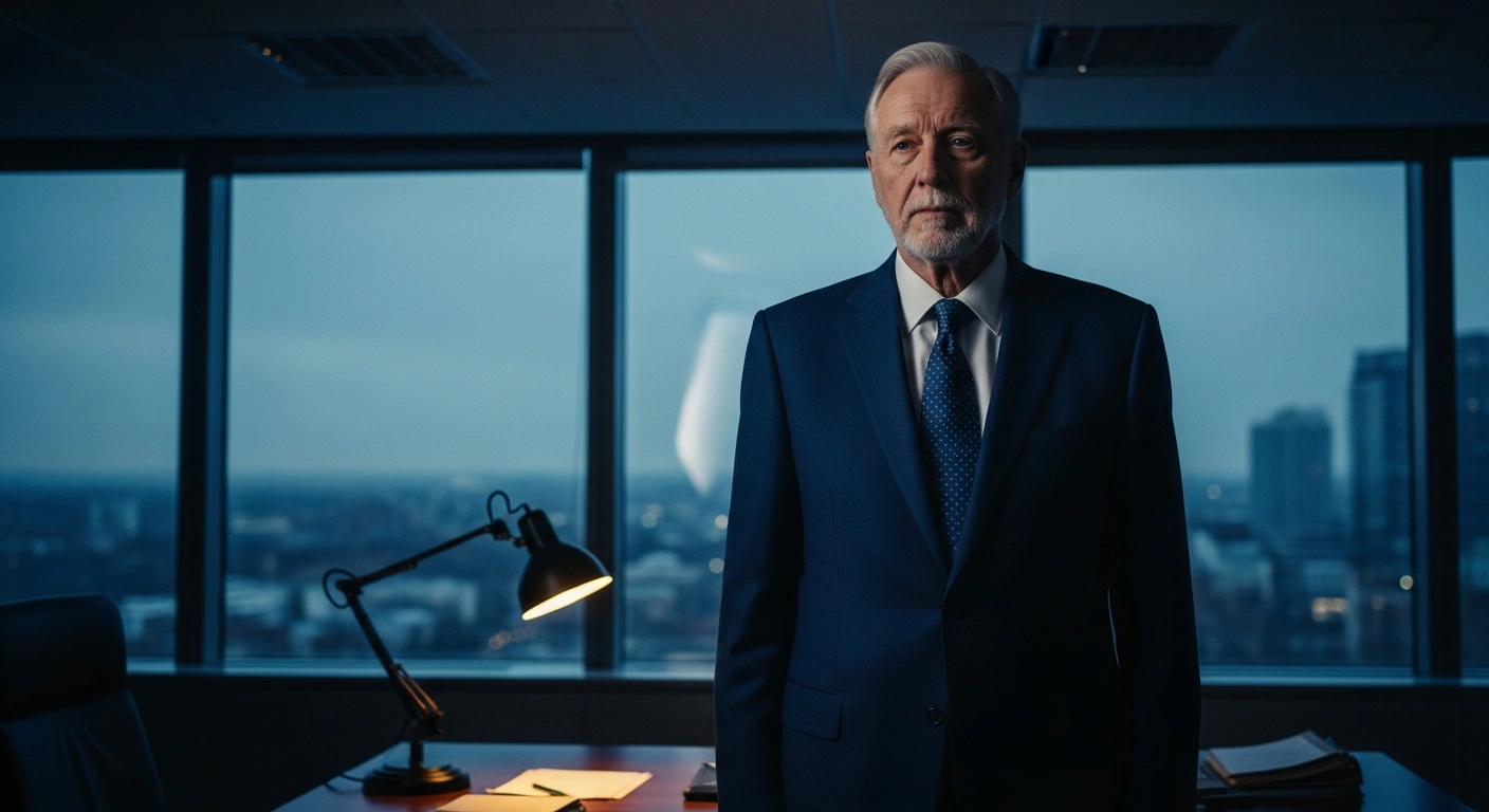 Norwegian Prime Minister Jonas Gahr Støre stands in a dimly lit office while contemplating the regional instability and military tensions involving the United States, Israel, and Iran.