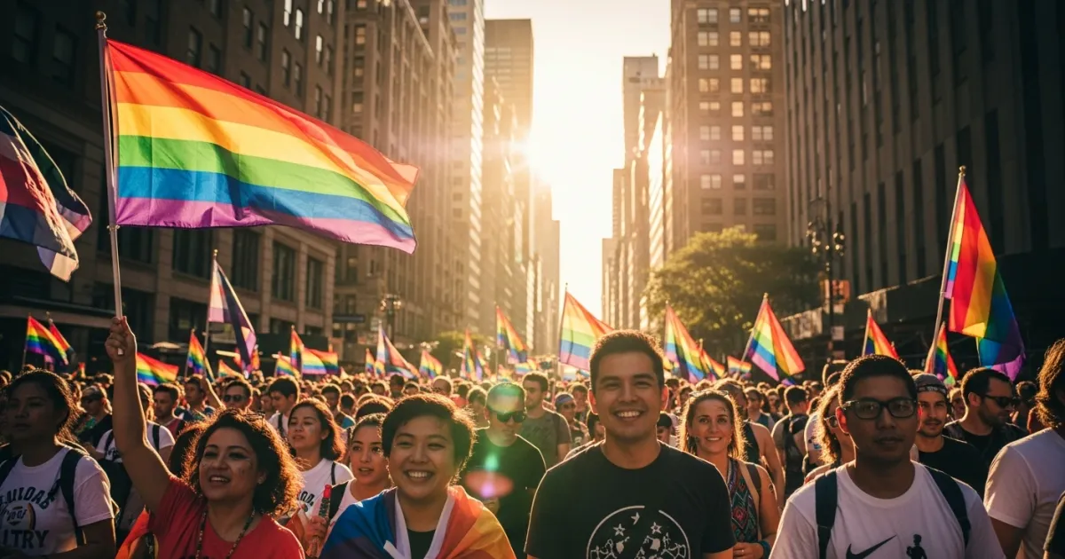 New York City Hosts Annual Pride March Under 'For All of Us' Theme