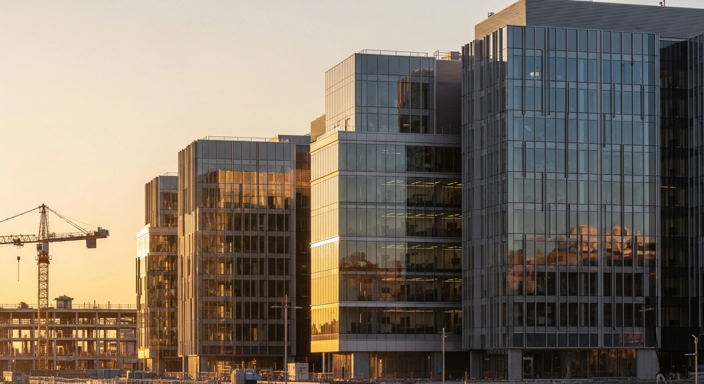 A modern laboratory facility under construction in Ottawa represents the Canadian government's new investment in scientific research infrastructure.