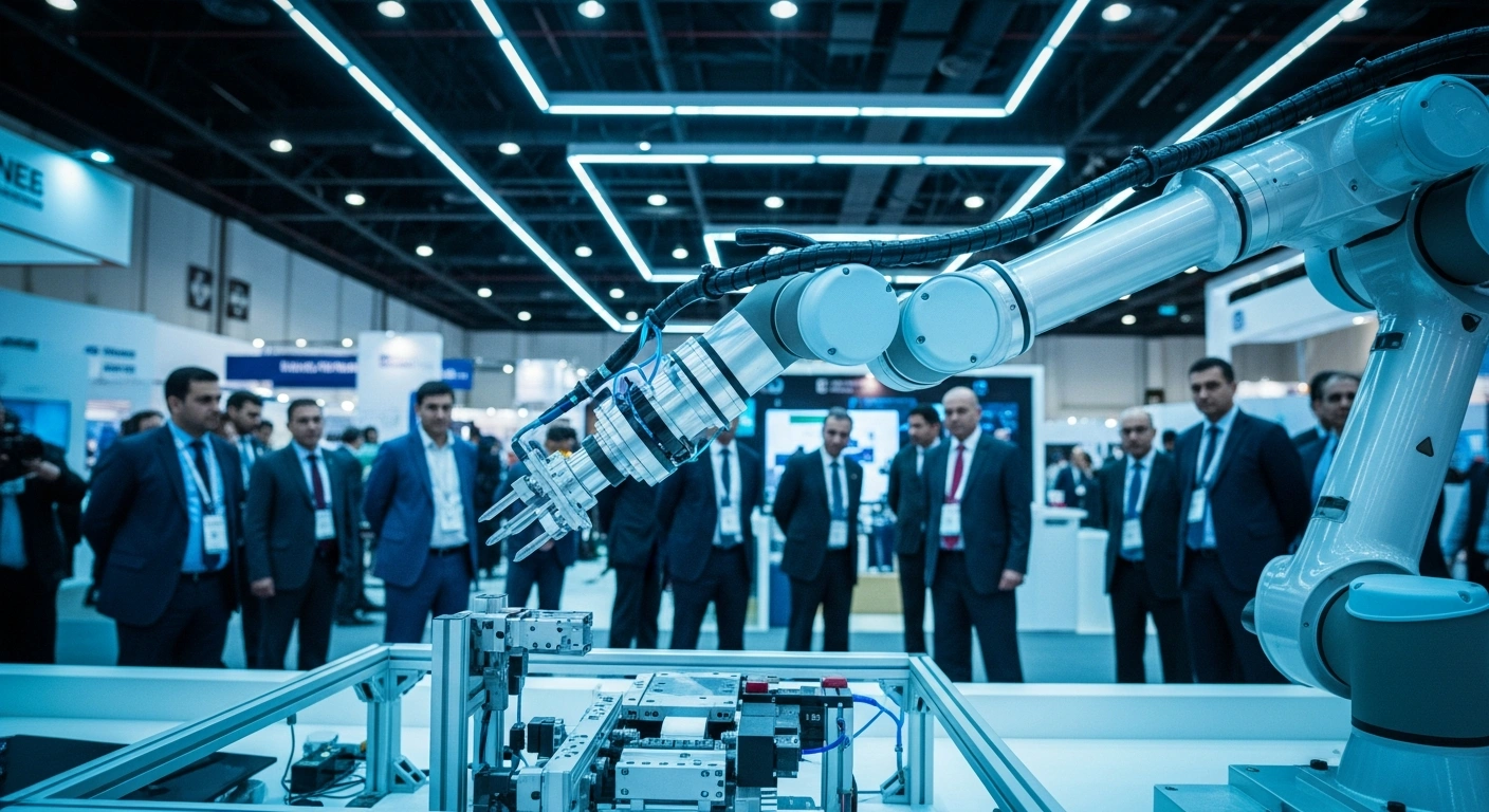 Prime Minister Shehbaz Sharif attends the Industrial Robotics and Autonomous Systems Expo in Islamabad to showcase Pakistan's advancements in industrial technology.