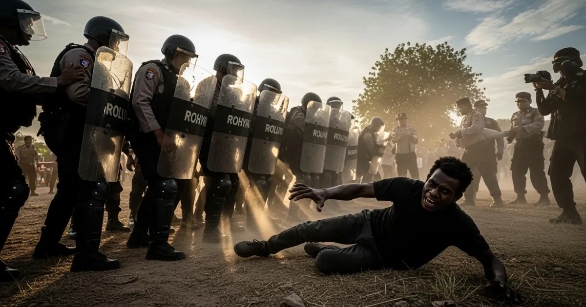 Indonesian Police Disperse Papuan Protesters, Human Rights Watch Reports Unlawful Force