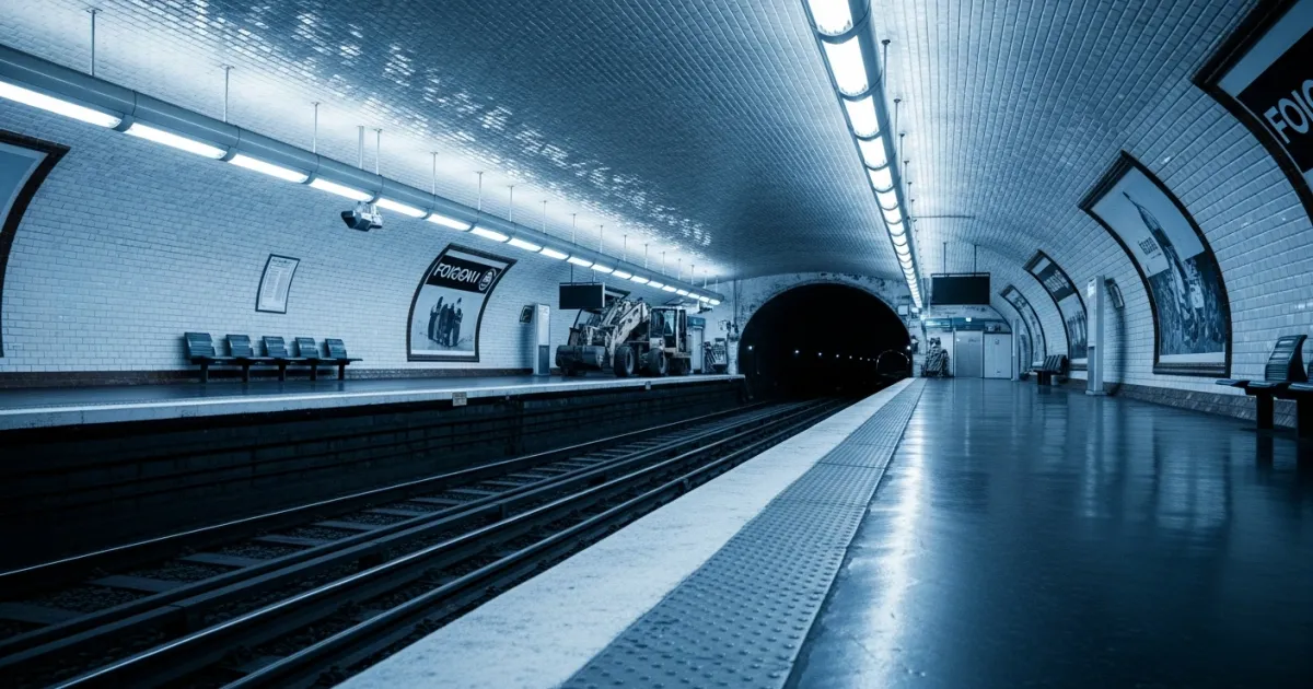 Paris Metro Line 13 Suspends Service for Modernization Works