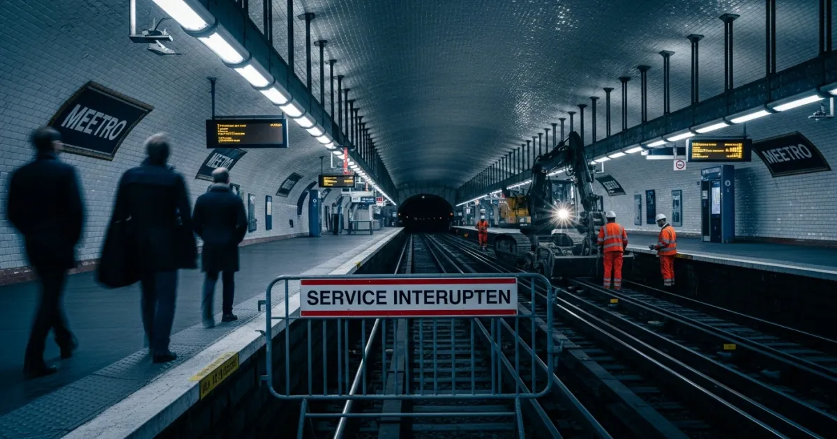 Major Maintenance Works Disrupt Paris Public Transport Network