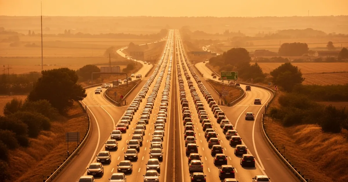 Heavy Traffic Congestion Hits Paris Region as Travelers Return from Pentecost Weekend