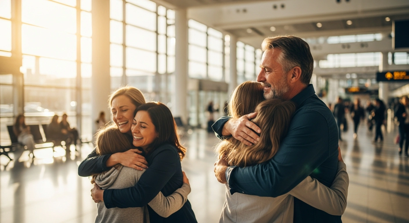 Pastor Ezra Jin Mingri reunites with his family in the United States after his release from detention in China.