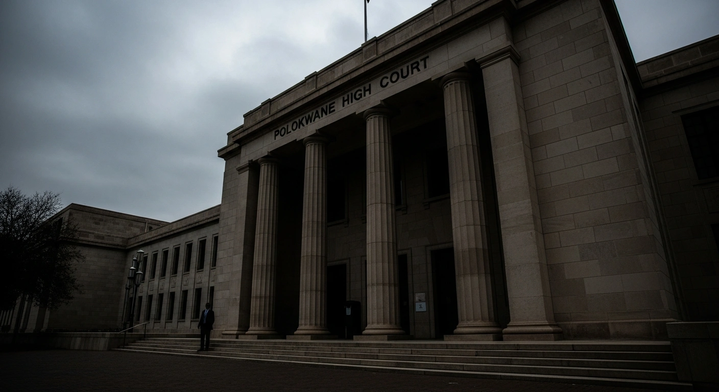 The exterior of the Polokwane High Court where the murder trial of Zacharia Olivier and William Musora is being held regarding the deaths of Maria Makgato and Lucia Ndlovu.