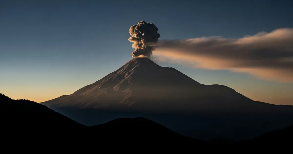 Autoridades mantienen monitoreo constante tras actividad reciente del volcán Popocatépetl