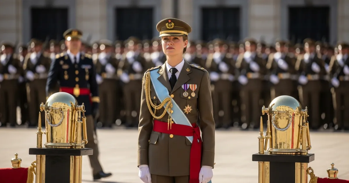 Princess Leonor Presides Over Armed Forces Day Celebrations in Spain
