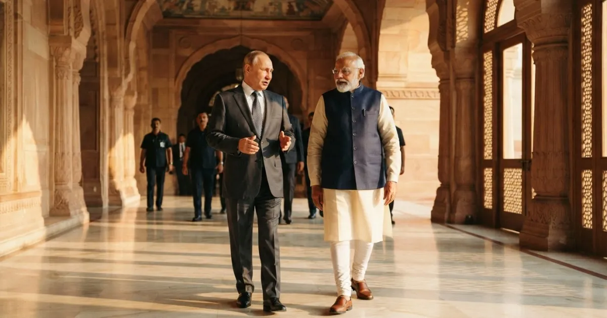 Russian President Vladimir Putin Arrives in India for BRICS Summit and Bilateral Talks