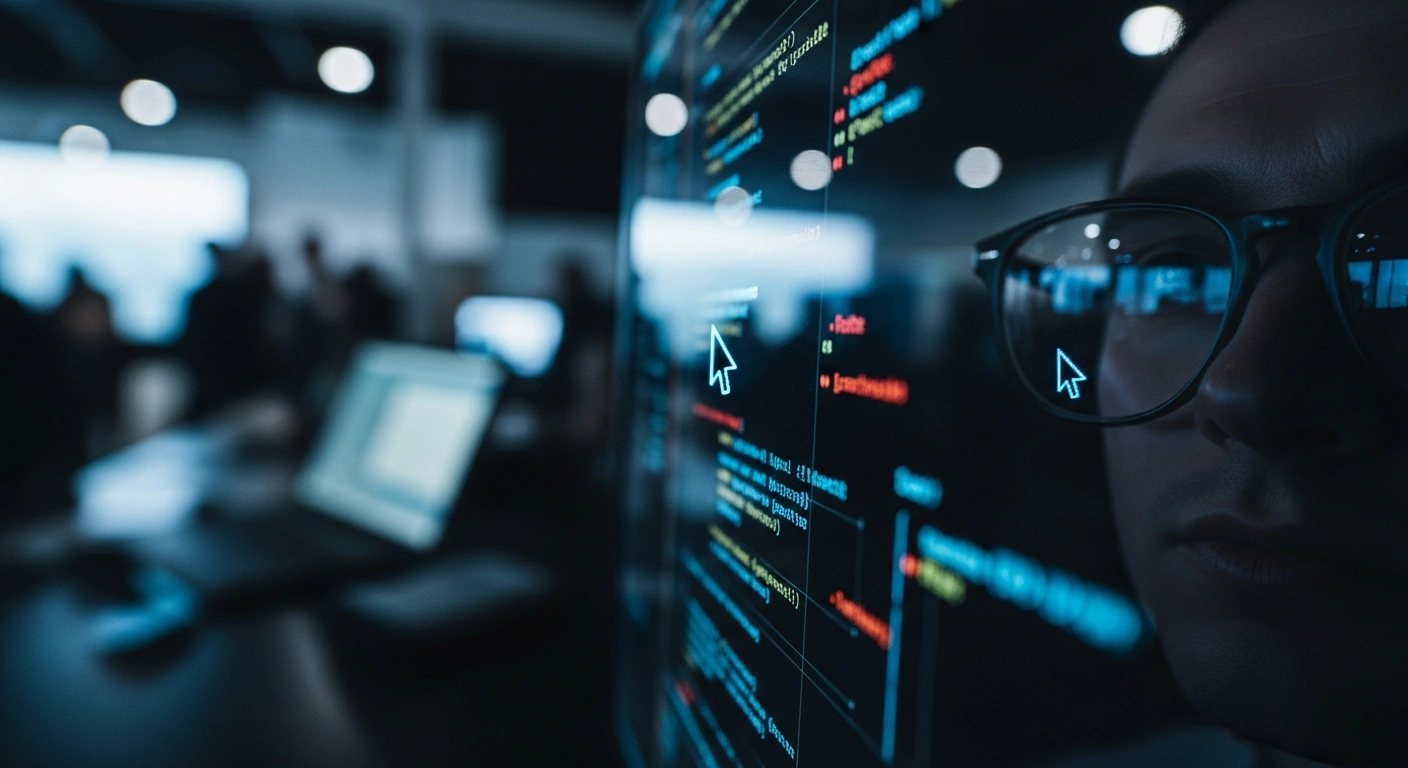 A security researcher analyzes critical software vulnerabilities in Windows 11 and Microsoft Edge during the Pwn2Own Berlin 2026 competition.