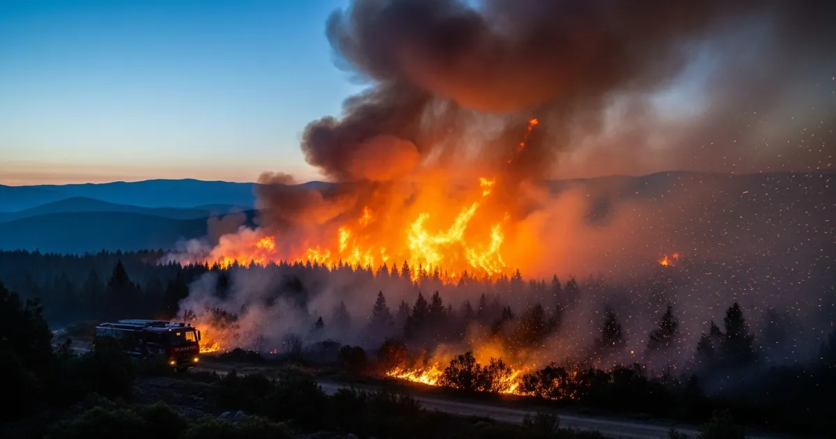 Massive Wildfire Forces Large-Scale Evacuations in Southern France