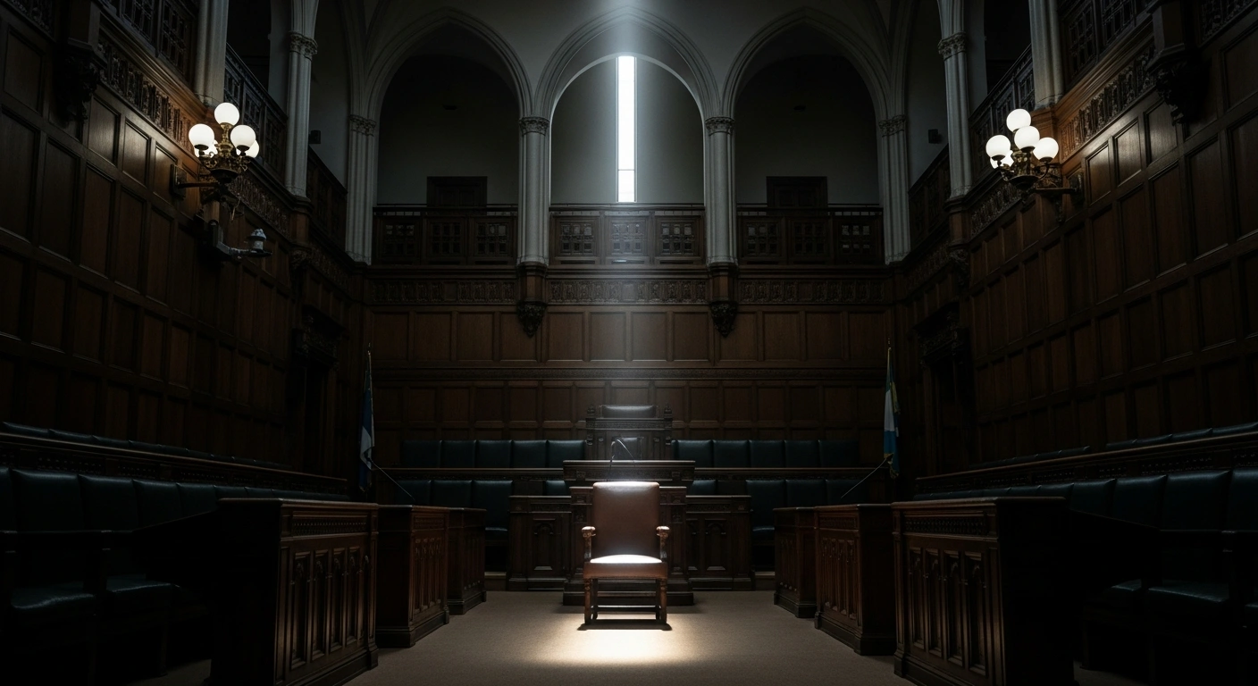 The interior of a formal parliamentary chamber represents the setting for the African National Congress inquiry into the Phala Phala farm incident involving President Cyril Ramaphosa.