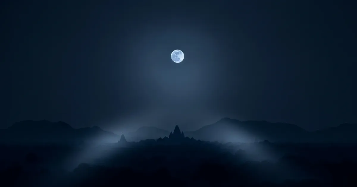 Rare Astronomical Alignment: Blue Moon and Micromoon Observed Over India