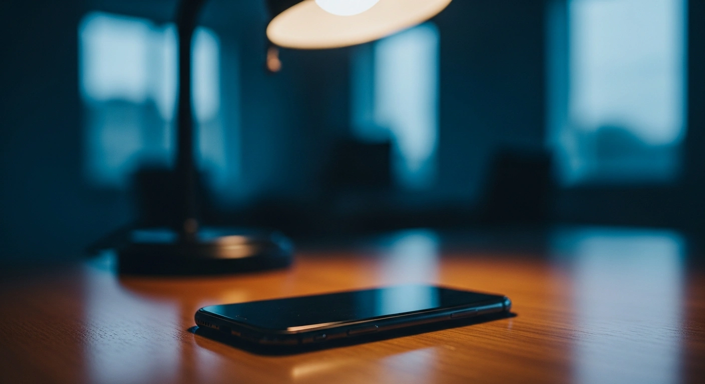 A smartphone sits on a desk representing the new Reserve Bank of India guidelines for ethical loan recovery practices.