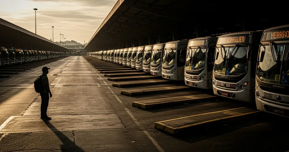Bus Drivers Strike in Rio de Janeiro Disrupts Public Transportation