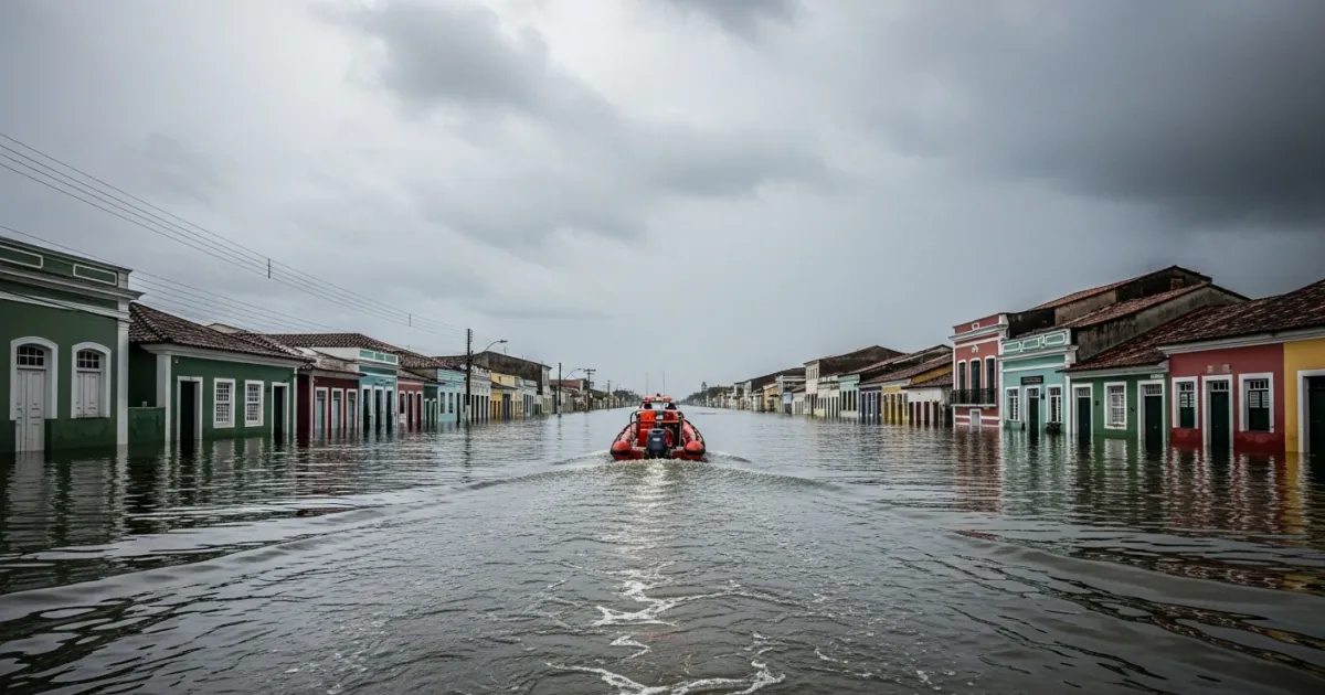 Heavy Rainfall Triggers Flooding and Alerts Across Rio Grande do Norte, Brazil