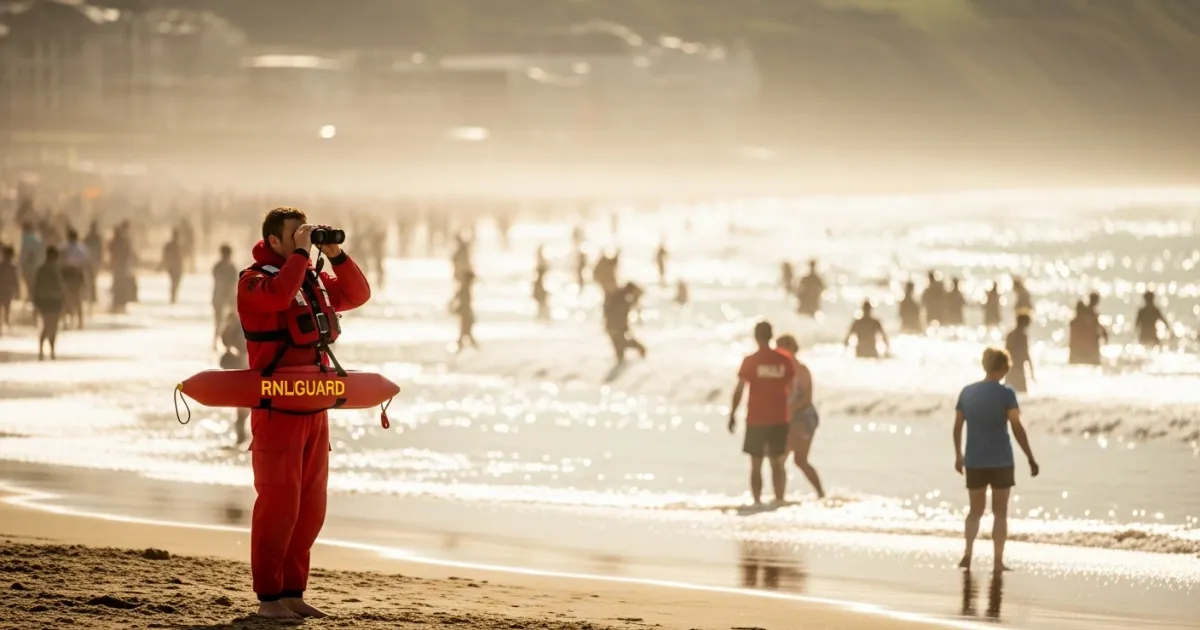 RNLI Lifeguards Report Busy Period During South Wales Heatwave