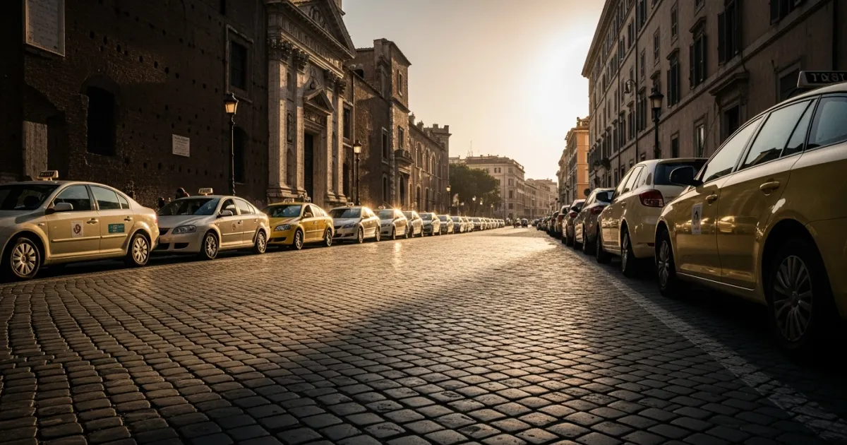 Rome Taxi Drivers Launch 24-Hour Strike Over Unlicensed Transport Concerns