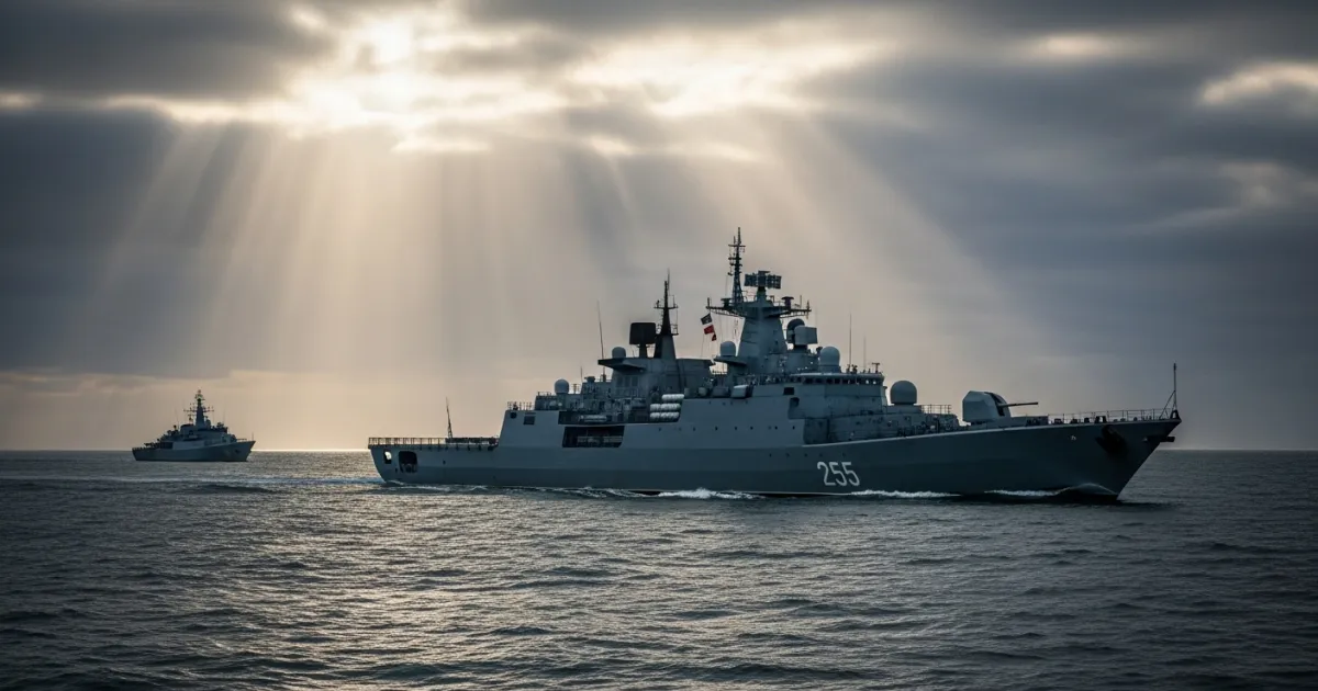 Royal Navy Monitors Russian Frigate Conducting Exercises in English Channel