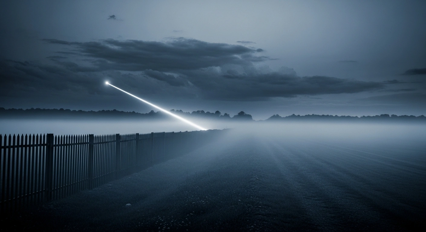 A desolate, fog-covered landscape representing the geopolitical tension between Russia and NATO following the recent summit in Washington.