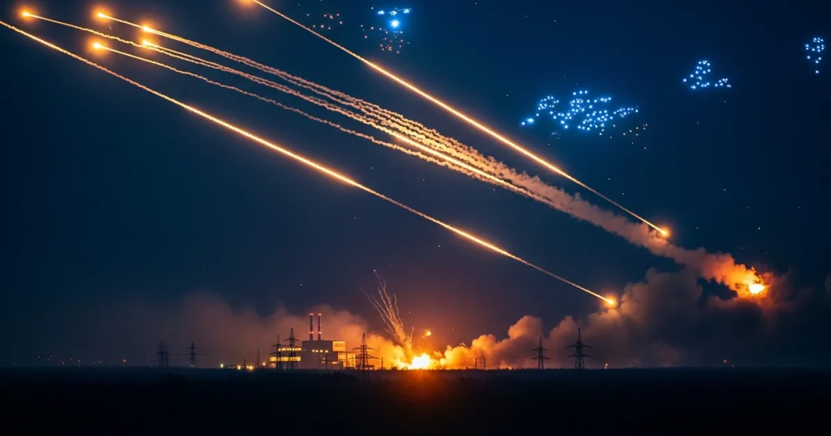 Russian Forces Launch Large-Scale Overnight Missile and Drone Attack on Ukraine