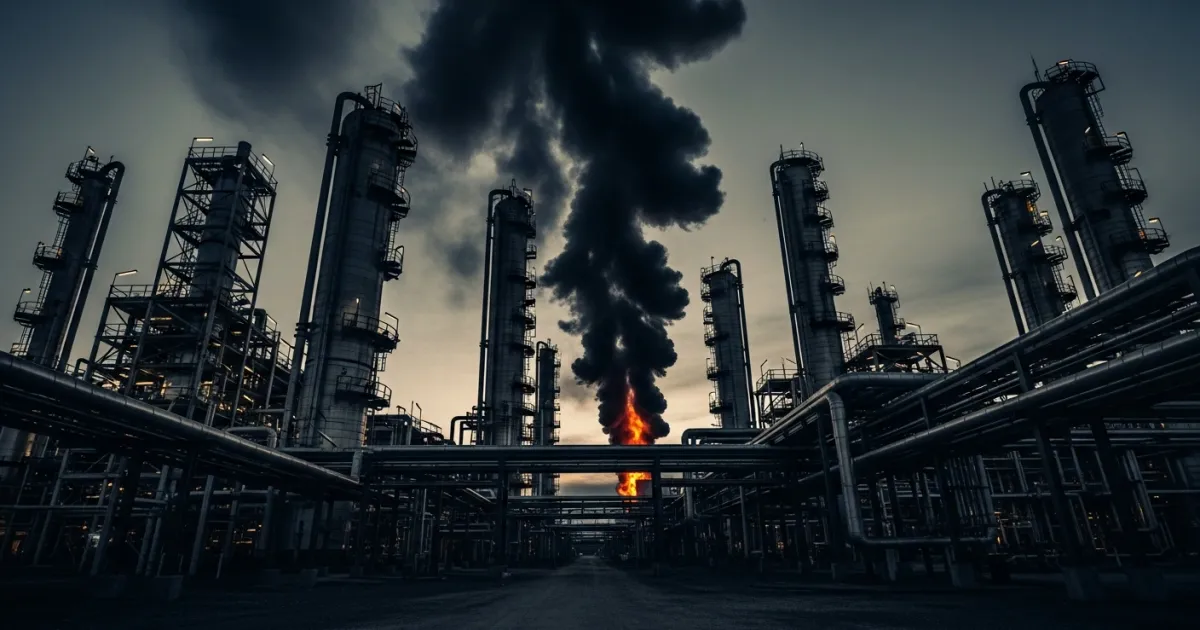 Lukoil's Perm Refinery Suspends Operations Following Drone Strike