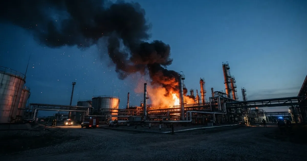 Ukrainian Drone Strike Targets Oil Infrastructure in Russia's Samara Region