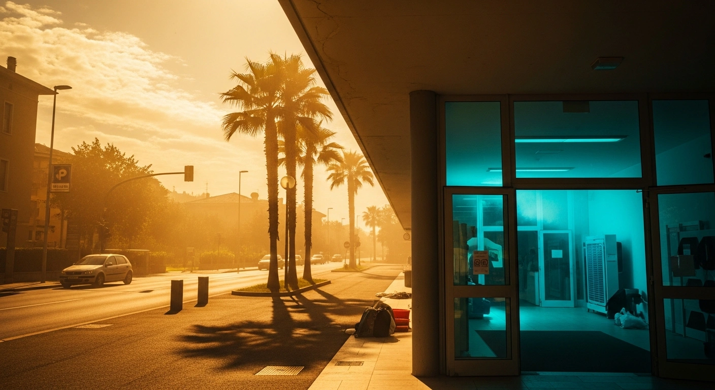 The City of San Marino opens a public cooling center to provide residents with shelter during an extreme heat warning.