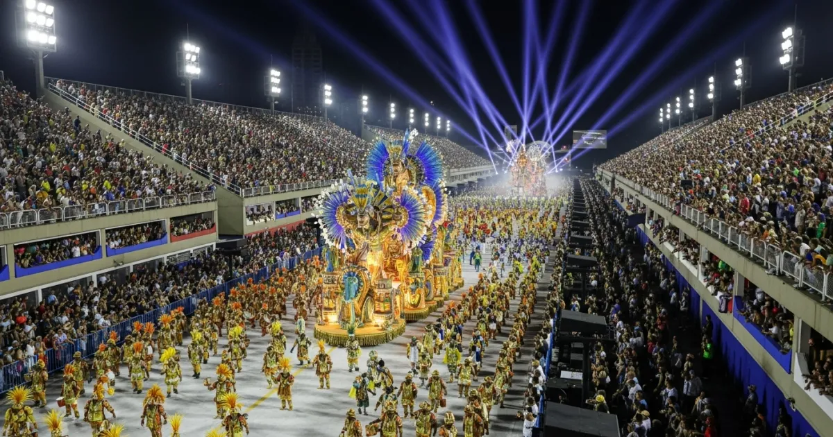 São Paulo Carnival's Second Night Dazzles Anhembi Sambadrome with Special Group Parades