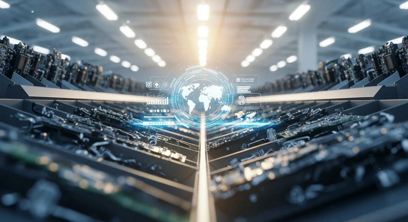 An automated e-waste recycling facility represents the successful implementation of international regulatory frameworks led by Saudi Arabia and the ITU.