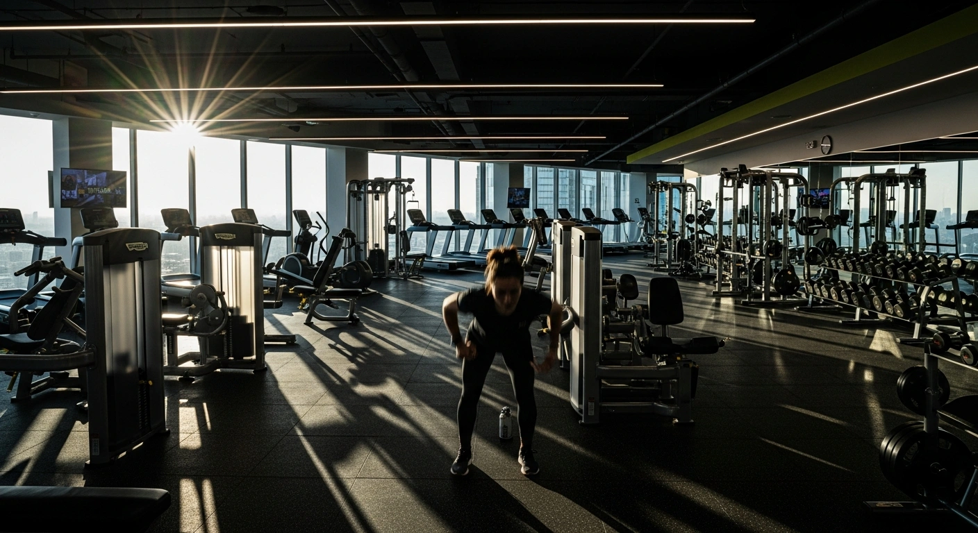 A modern, spacious Selfit gym facility with high-end fitness equipment, representing the company's strategic expansion plan in Brazil.