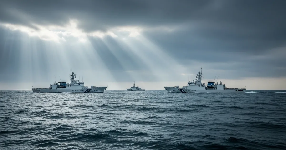 Tensions Rise as Japanese and Chinese Coast Guard Vessels Encounter Near Senkaku Islands