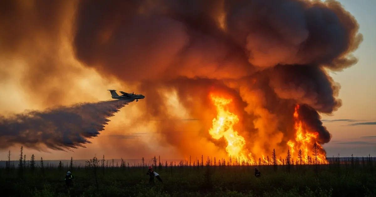 Russian Authorities Deploy Emergency Response to Combat Krasnoyarsk Wildfires
