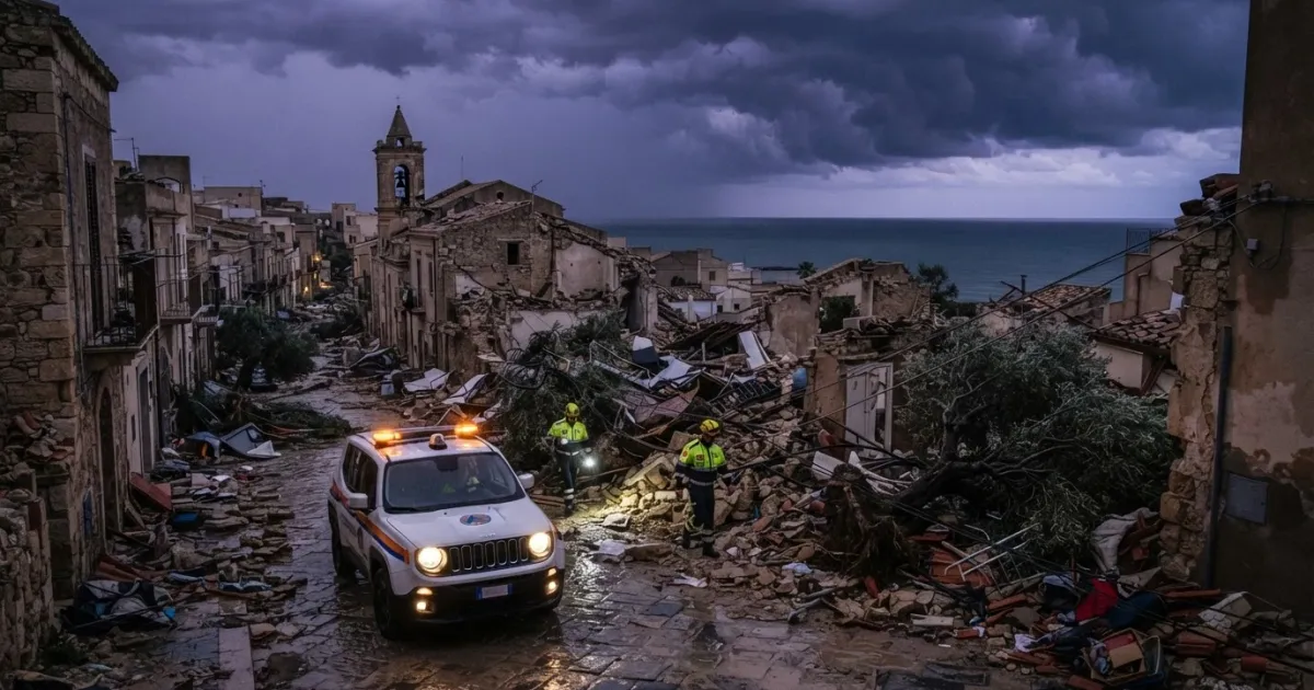 Powerful Tornado Causes Significant Damage in Western Sicily