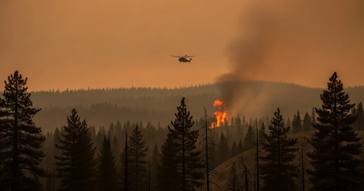 Two Killed in Helicopter Crash While Battling Widemouth 2 Wildfire in Utah