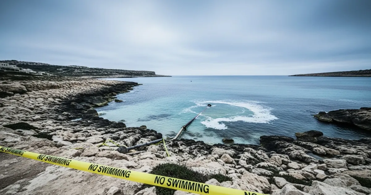 Qui-Si-Sana Beach in Sliema Closed Following Sewage Leak