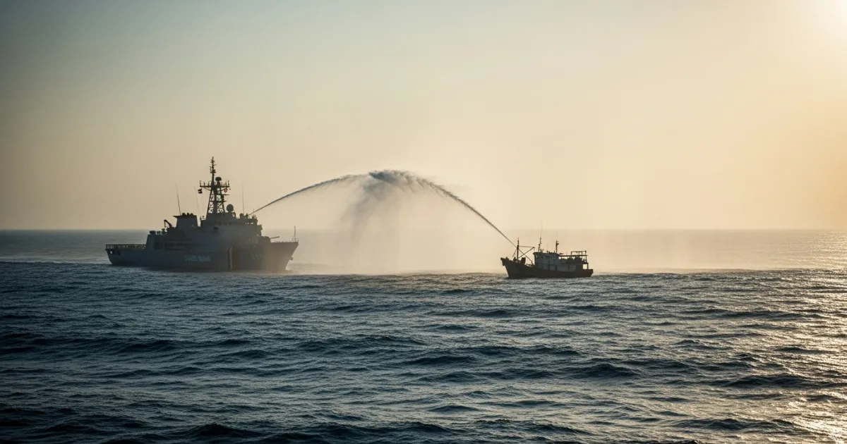 Tensions Escalate at Scarborough Shoal Following Water Cannon Incident