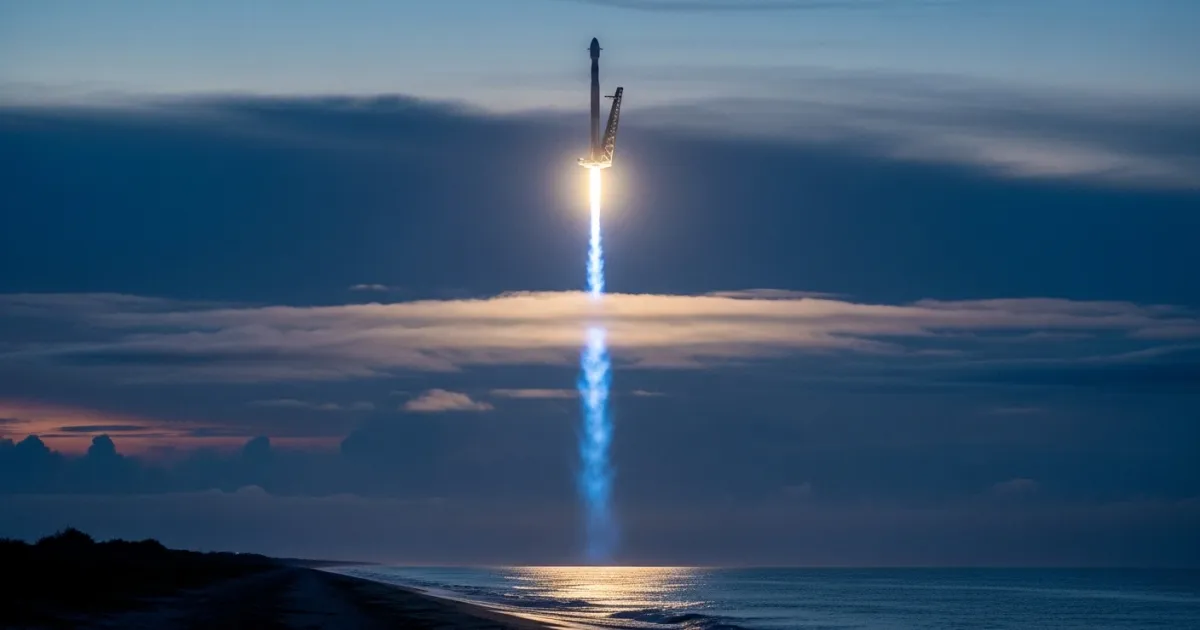 SpaceX Falcon 9 Launch Generates Sonic Booms Across Central Florida