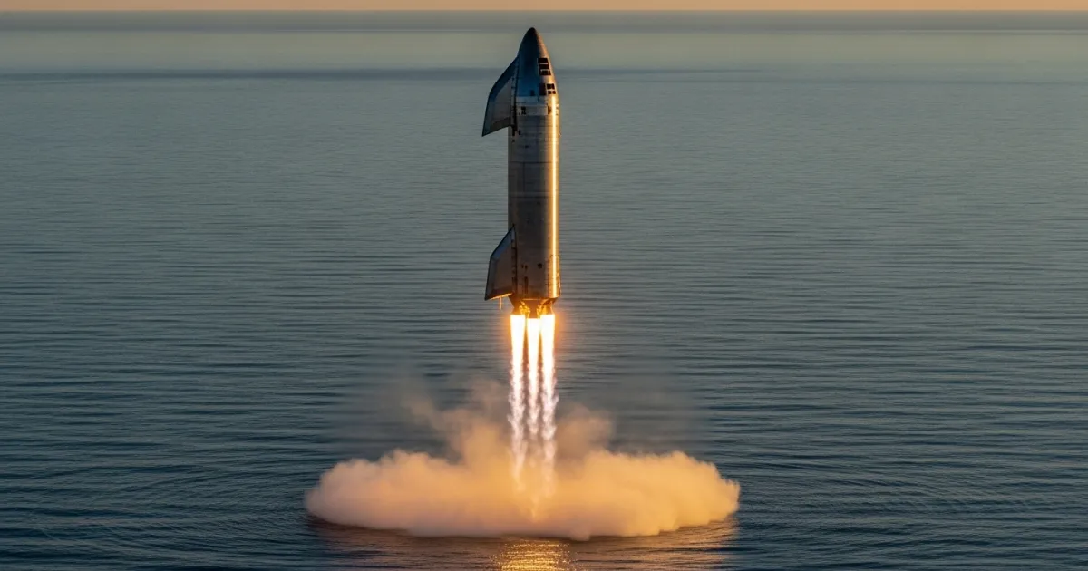 SpaceX Starship Completes Latest Test Flight with Controlled Splashdown