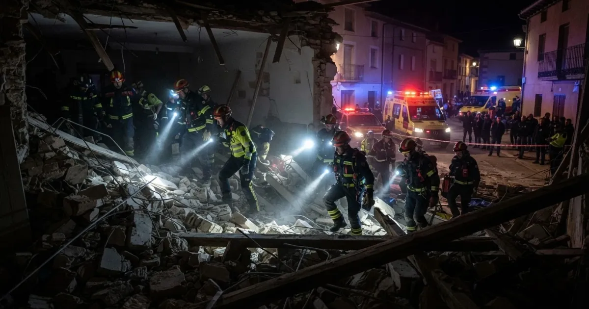 Eleven Hospitalized Following Structural Collapse at Bar in San Vicente de la Sonsierra